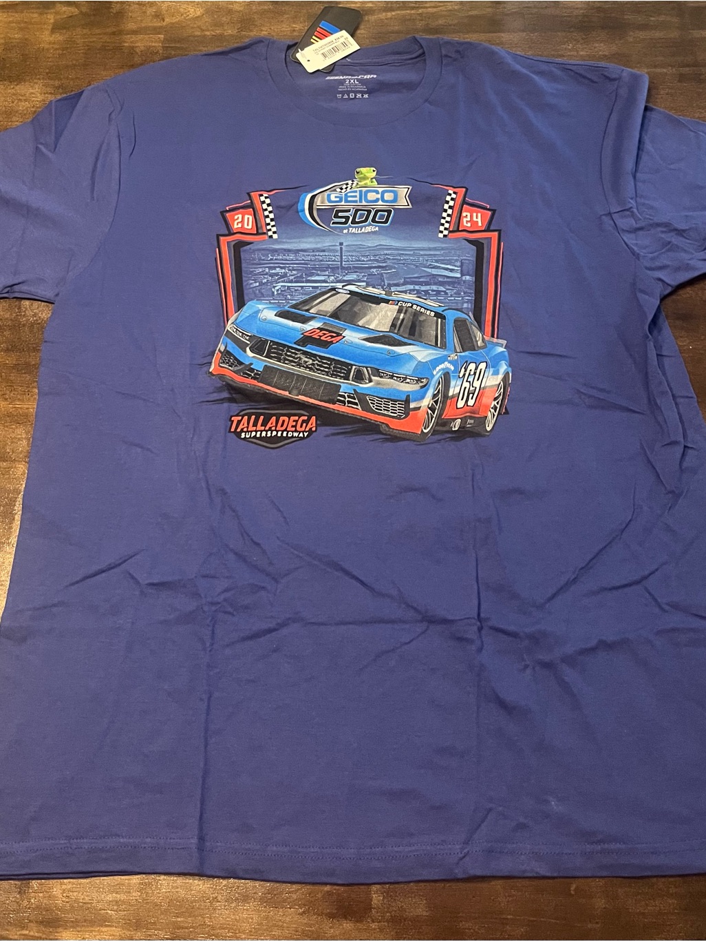 Talladega Blue Nascar Tee Shirt